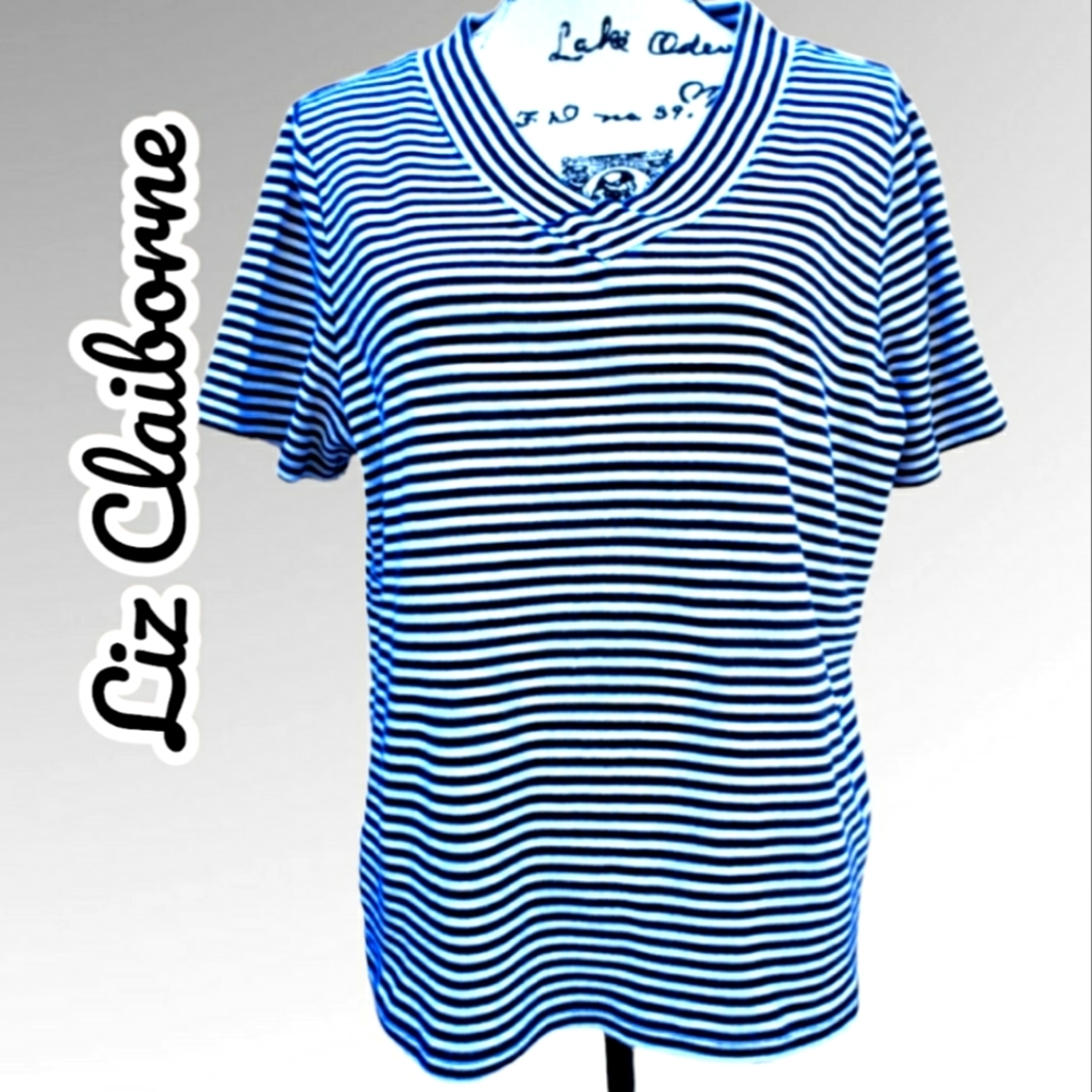Liz Claiborne Black & white Shirt